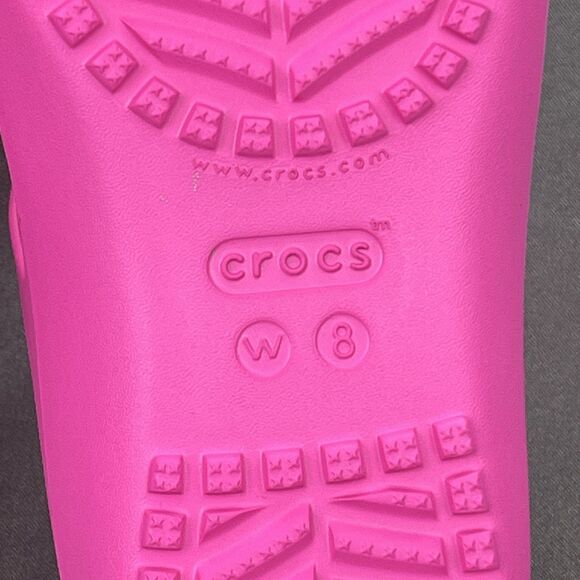 Crocs Kadee II Strappy Sandals Women's 8 Crush Pink Iconic Comfort Summer Slides - Picture 16 of 17
